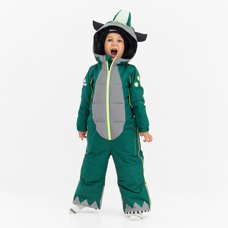 WeeDo Funwear, ბავშვის სასრიალო ტანსაცმელი, WeeDo BOMONDO Silver Monster Snowsuit, ბავშვის ზამთრის კომბინეზონი