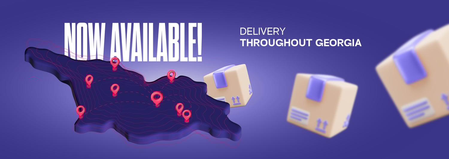 Big News! Delivery throughout Georgia!