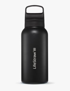 Lifestraw, წყლის ფილტრები, LifeStraw Go Series Stainless Steel Filter Bottle (1L)