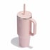 1.2L Insulated tumbler with handle and straw.