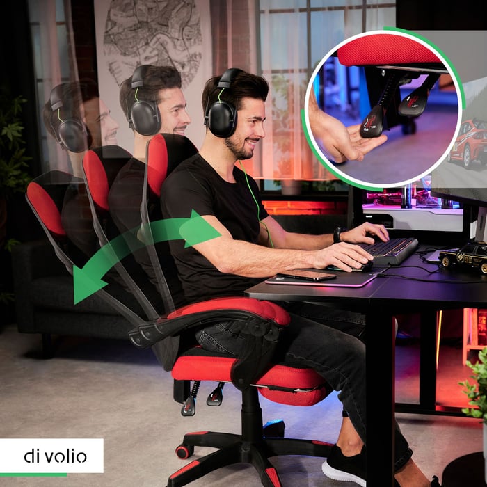 Nastaviteľné operadlo kancelárskej stoličky Sporte umožňuje zabezpečiť ergonómiu pri práci aj zábave. 