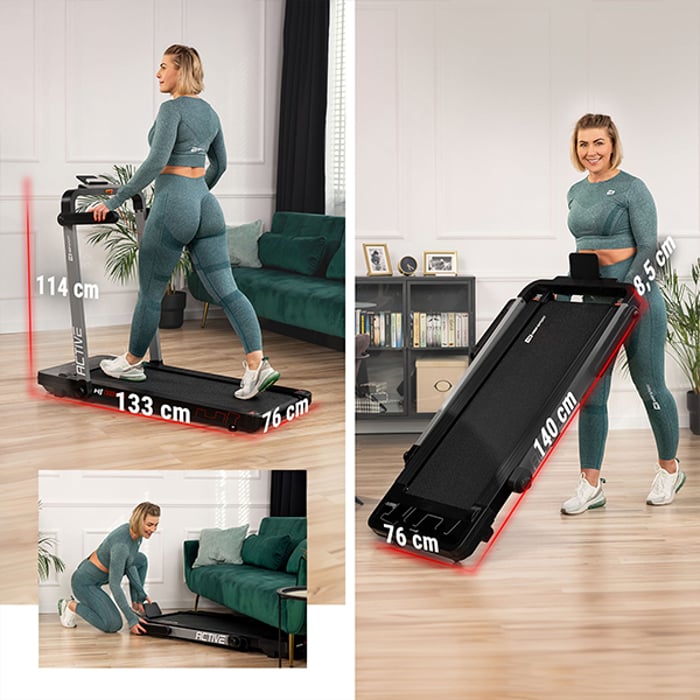 HS-1300WLB mit Safety-Lock-Klappsystem & Transportrollen – flach verstaubar & bodenschonend verschiebbar