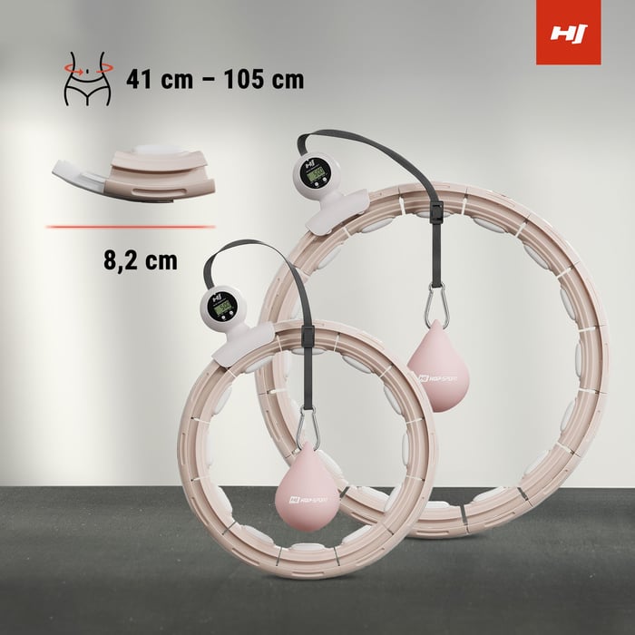 Hula-Hoop-Reifen mit sichtbaren Abmessungen