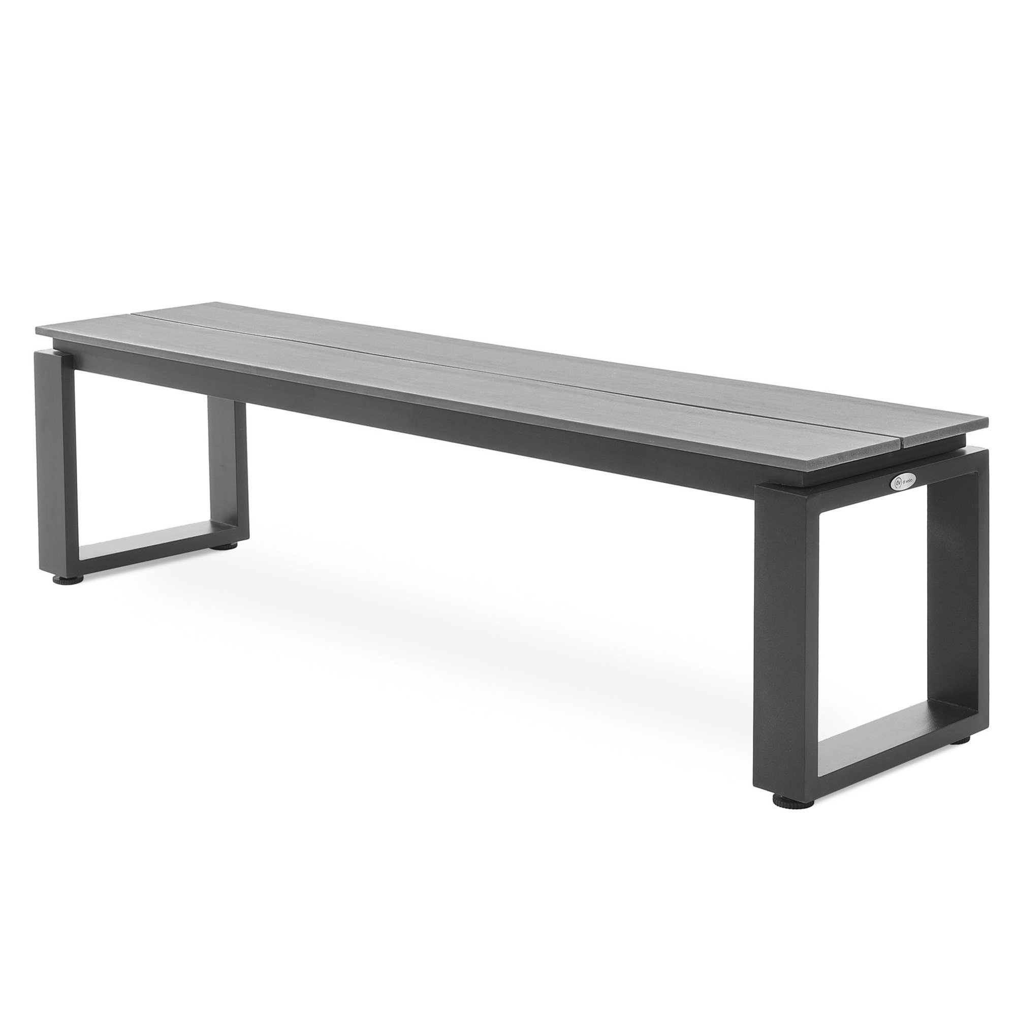 Konstrukcja ławki Pisa wykonana z lekkiego, a jednocześnie bardzo trwałego aluminium