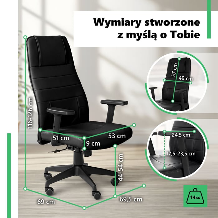 Fotel Adelo został zaprojektowany z myślą o maksymalnym komforcie