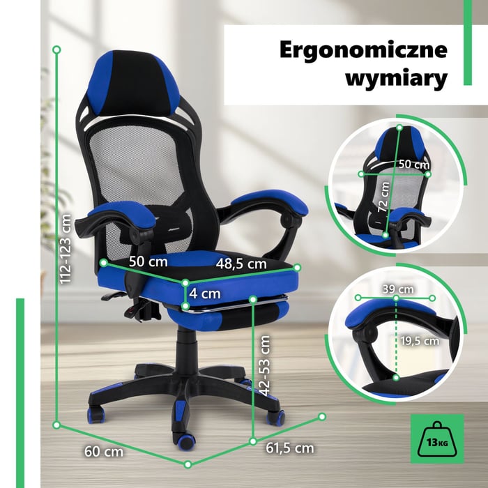 Fotel gamingowy&nbsp;Sporte został zaprojektowany z myślą o zapewnieniu optymalnej wygody