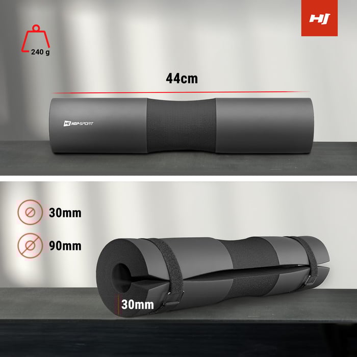 Ein Polster, das sich für jede Langhantelstange eignet