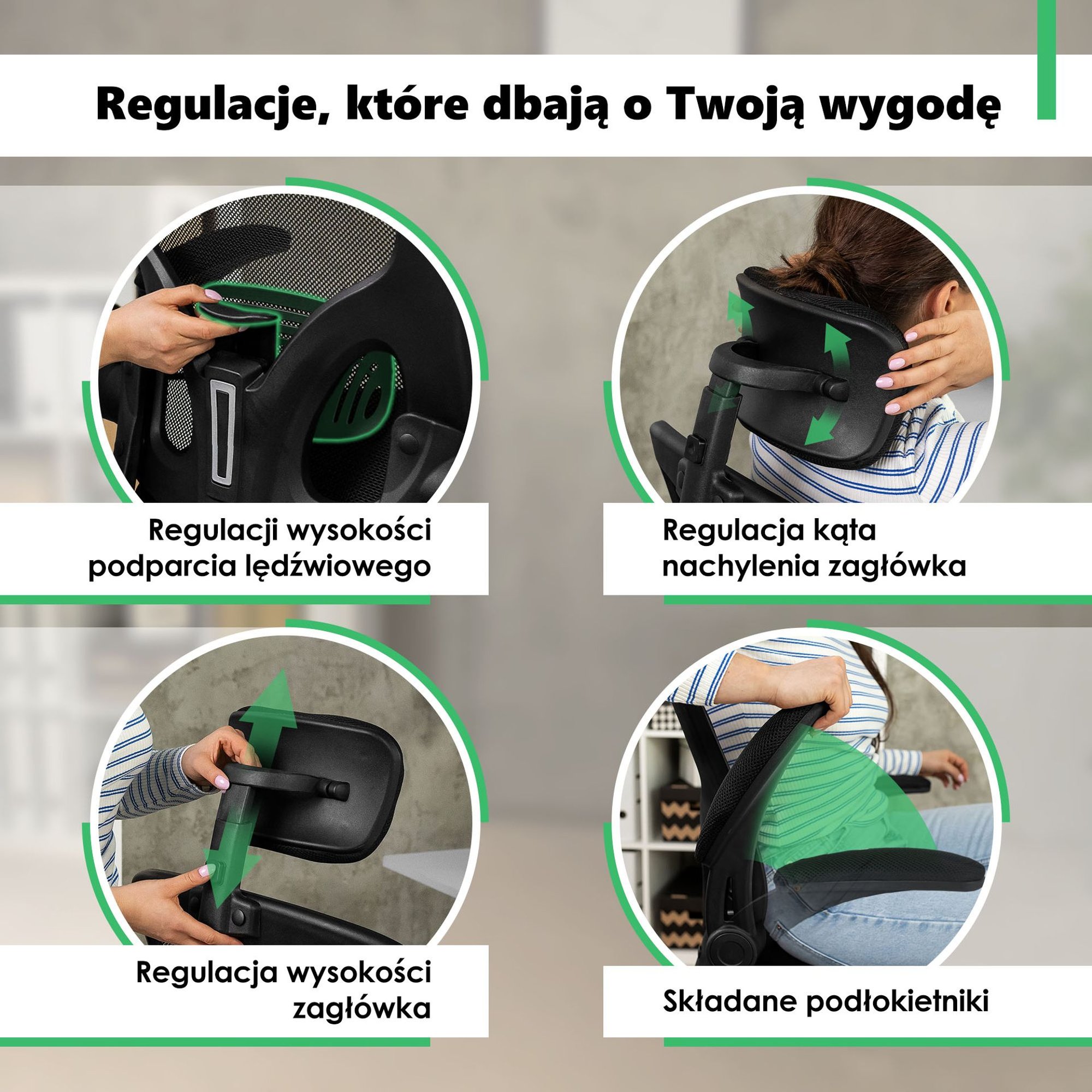 Zdrowie i komfort Twojego kręgosłupa to priorytet w konstrukcji fotela biurowego Praso