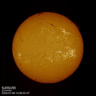 Sunscan H-Alpha 4 janvier 2026 à La Meyze