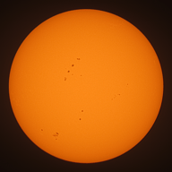 Observation solaire du 25 novembre 2023 à Nexon