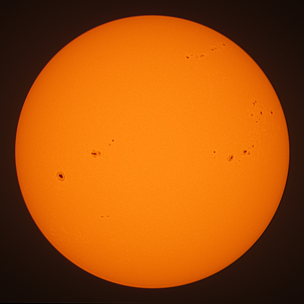 Observation solaire du 01 novembre 2024 à La Meyze