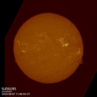 Sunscan H-Alpha 7 août 2025 à La Meyze