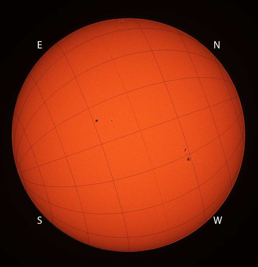 Soleil lumière blanche 13042026 15h57TU