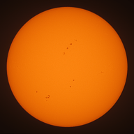 Observation solaire du 26 novembre 2023 à Nexon