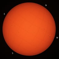 Soleil lumière blanche 14082025 14h51TU