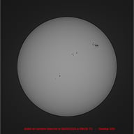 Soleil en lumière blanche 08052025 08h28TU