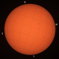 Soleil lumière blanche 05042026 08h38TU