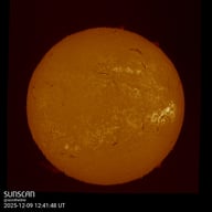 Sunscan H-Alpha 9 décembre 2025 à La Meyze