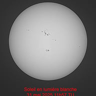 Soleil en lumière blanche 31052025 11h57TU