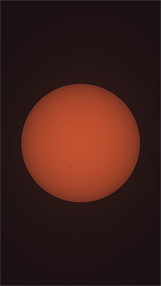 Soleil lumière blanche 03072025 16h46TU