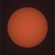 Soleil lumière blanche 03072025 16h46TU