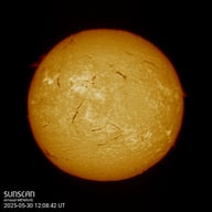 Sunscan H-Alpha 30 mai 2025 à La Meyze
