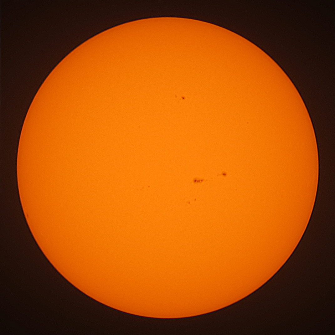 Observation solaire du 2 janvier 2026 à La Meyze