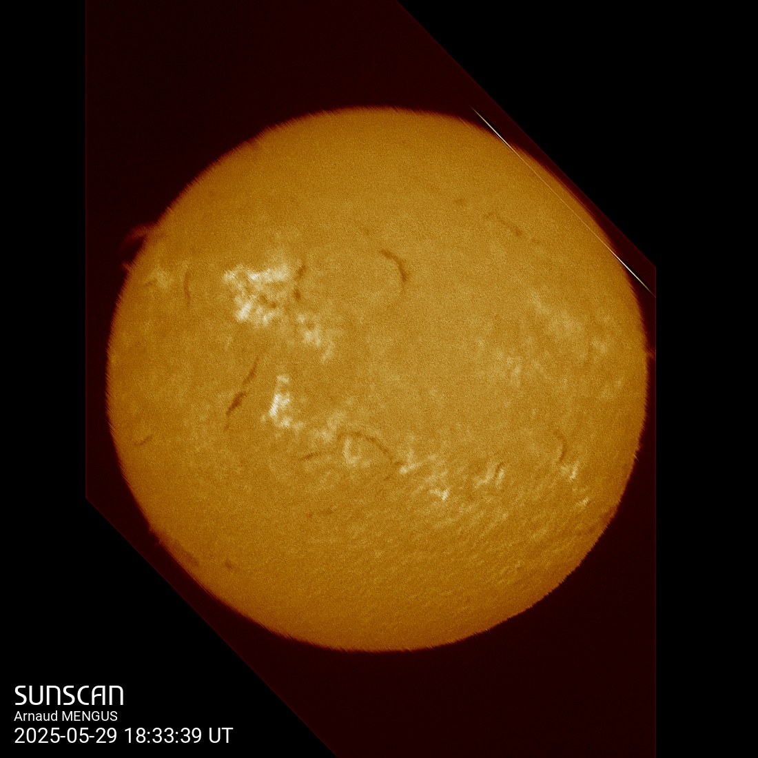 First attempt with Sunscan (Thank you Staros!!!)
