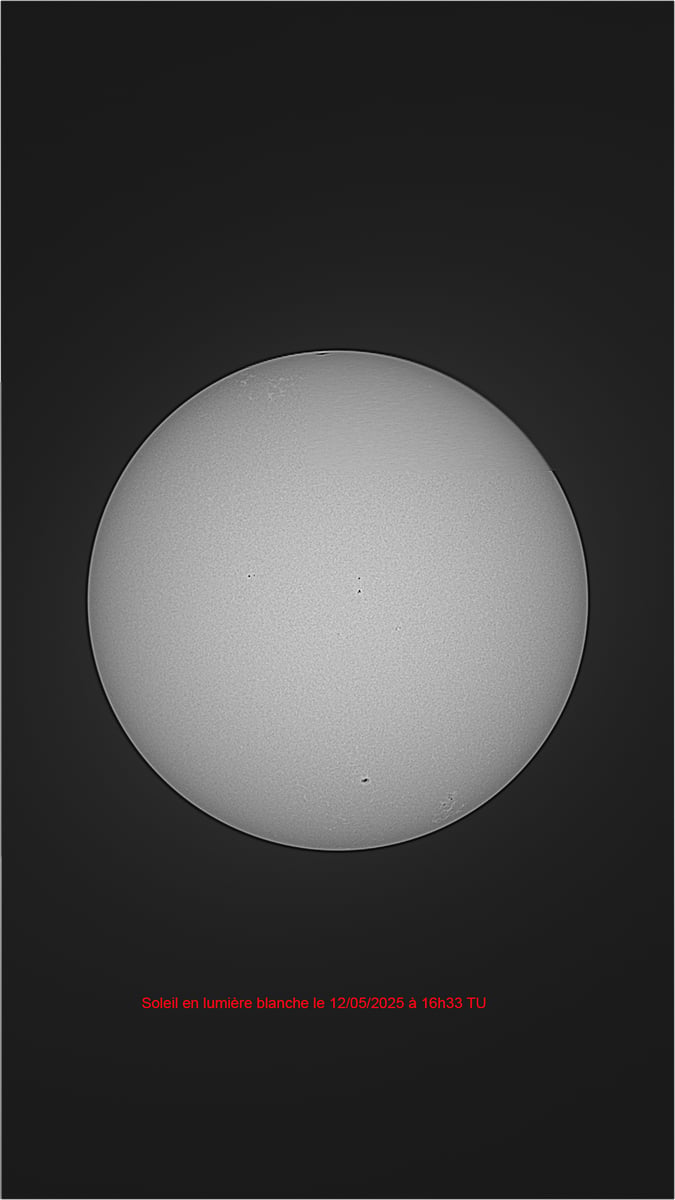 12052025 16h33TU Soleil lumière blanche