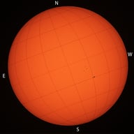 Soleil lumière blanche 13122025 09h13TU
