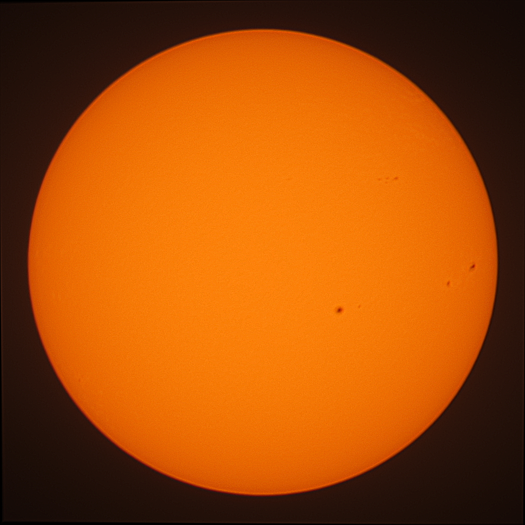 Observation solaire du 27 décembre 2023 à Nexon