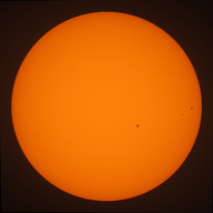 Observation solaire du 27 décembre 2023 à Nexon