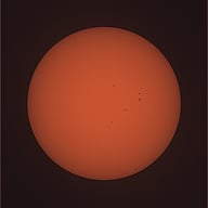 Soleil lumière blanche 25062025 07h37TU