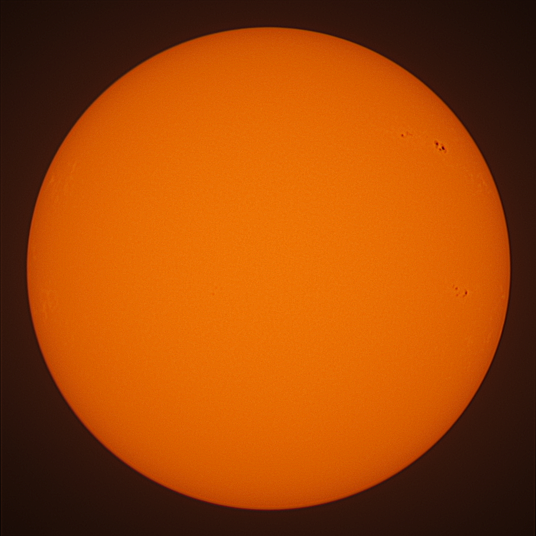Observation solaire du 27 janvier 2024 à Nexon
