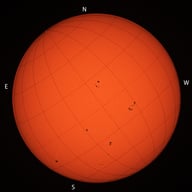Soleil lumière blanche 18092025 08h14TU