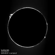 Sunscan Protuberances 31 mai 2025 à La Meyze