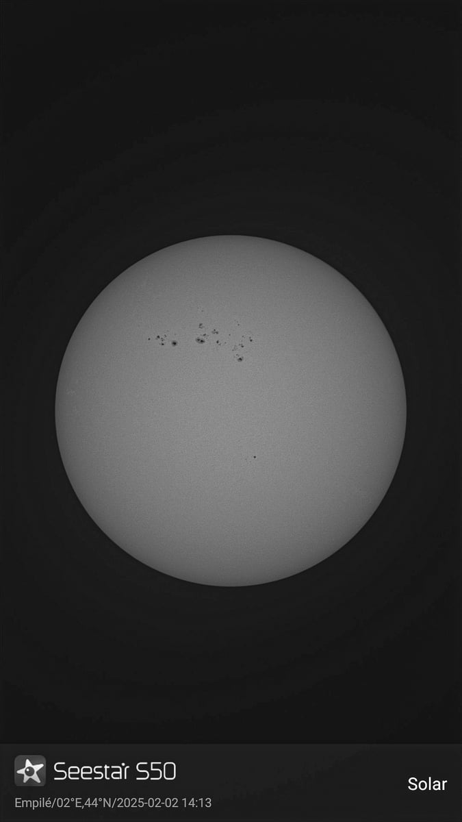 Soleil lumière blanche 02022026