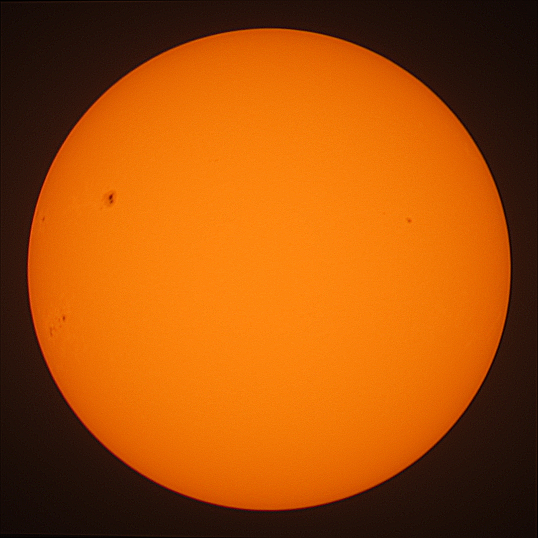 Observation solaire du 15 janvier 2025 à La Meyze