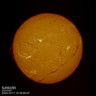 Sunscan H-Alpha 11 octobre 2025 à La Meyze