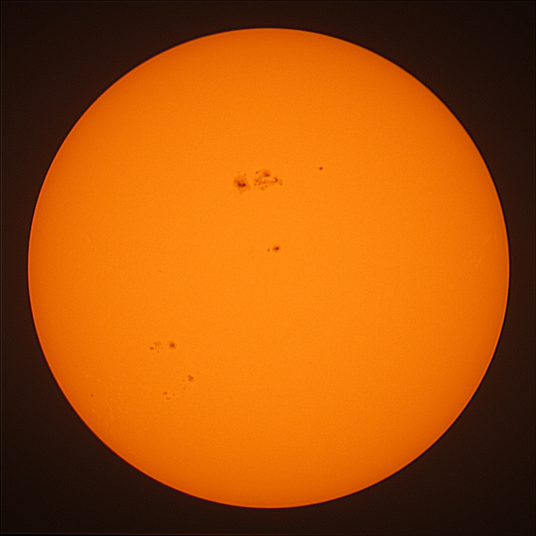 Observation solaire du 9 novembre 2025 à La Meyze