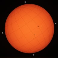 Soleil lumière blanche 27092025 08h22TU