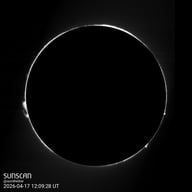 Sunscan Protubérances 17 avril 2026 à La Meyze