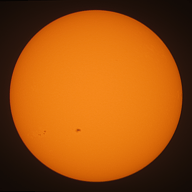 Observation solaire du 5 novembre 2023 à Nexon