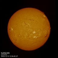 Sunscan H-Alpha 13 décembre 2025 à La Meyze