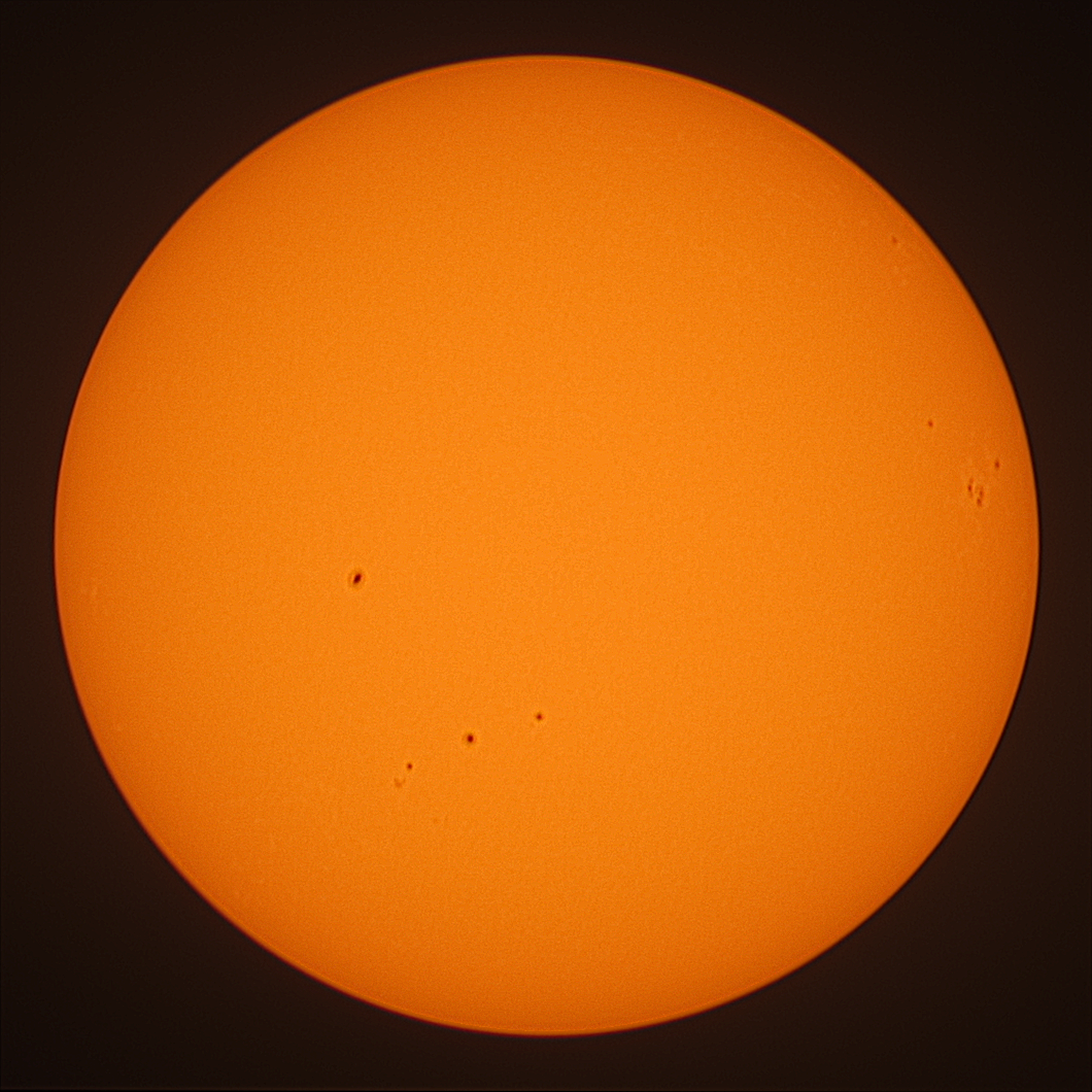 Observation solaire du 3 décembre 2023 à Nexon