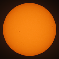 Observation solaire du 3 décembre 2023 à Nexon