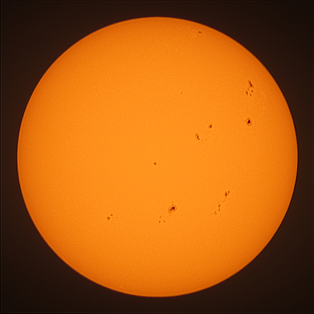 Observation solaire du 25 août 2024 à La Meyze
