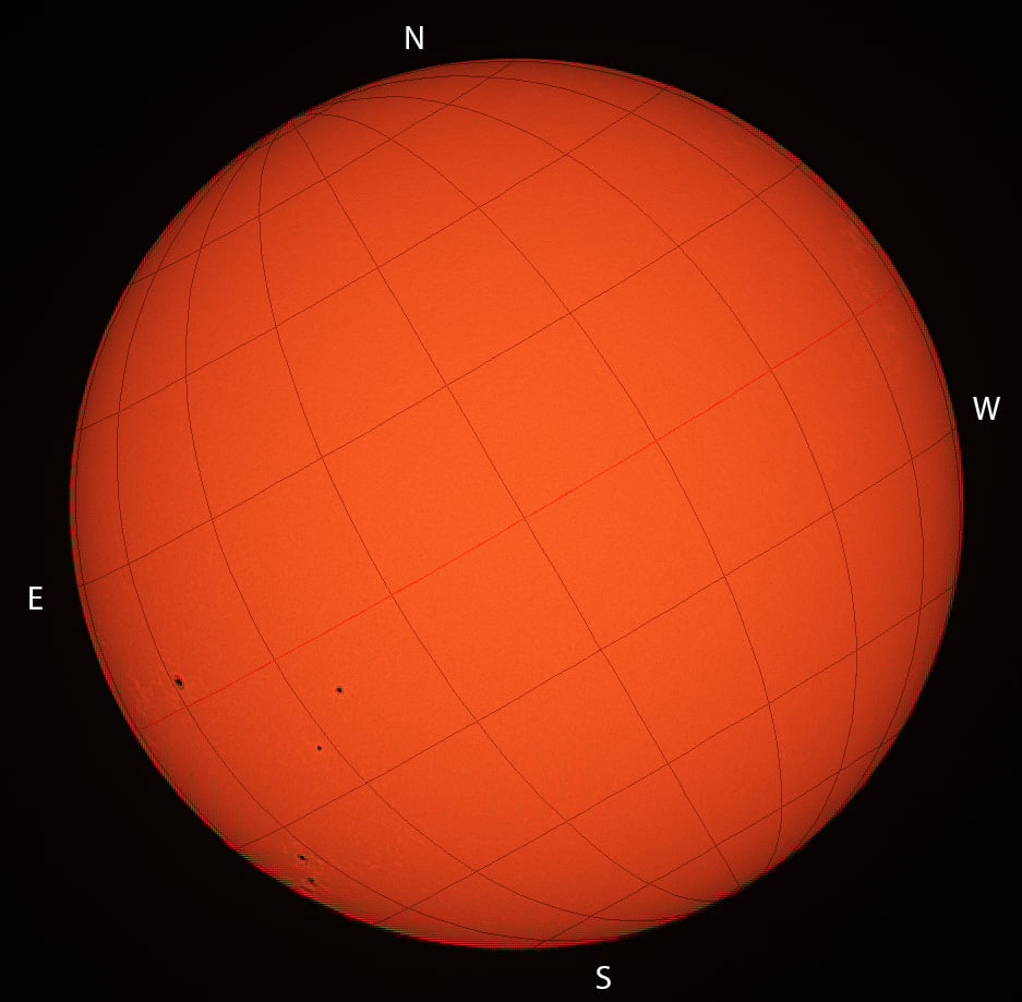 Soleil lumière blanche 22112025 08h57TU