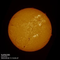 Sunscan H-Alpha 9 septembre 2025 à La Meyze