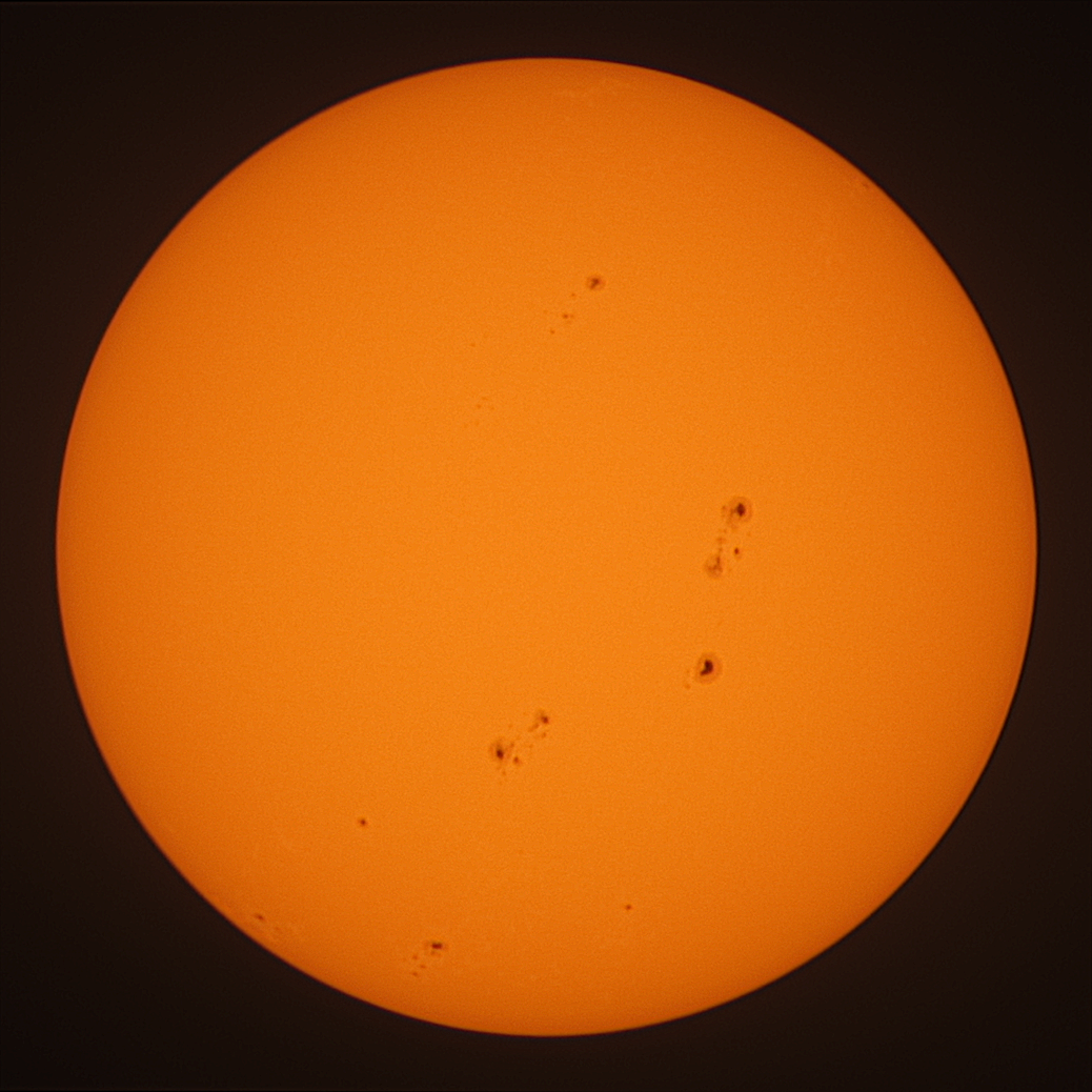 Observation solaire du 22 août 2024 à La Meyze